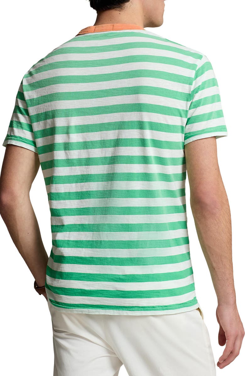 Polo Ralph Lauren Stripe Cotton Graphic T-Shirt, Alternate, color, 