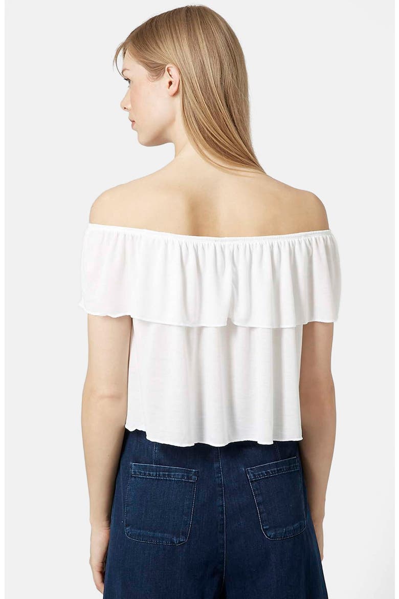 Off the Shoulder Top, Alternate, color, WHITE