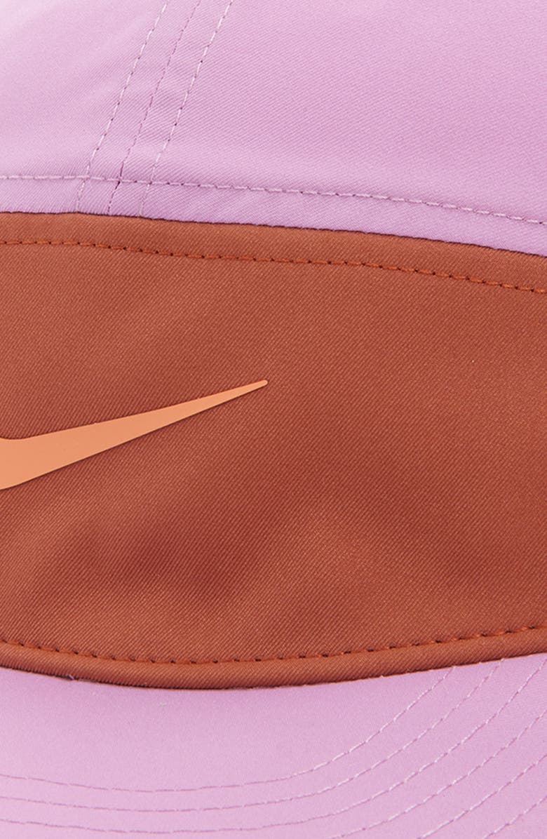 Nike Dri-FIT Flu Unstructured Swoosh Baseball Cap, Alternate, color, Light Magenta/ Peach/ Orange