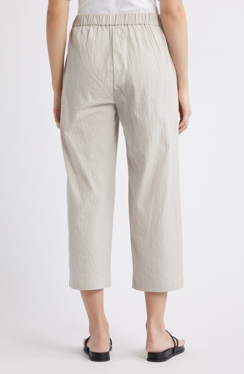 Eileen Fisher Stretch Organic Cotton Crop Pants