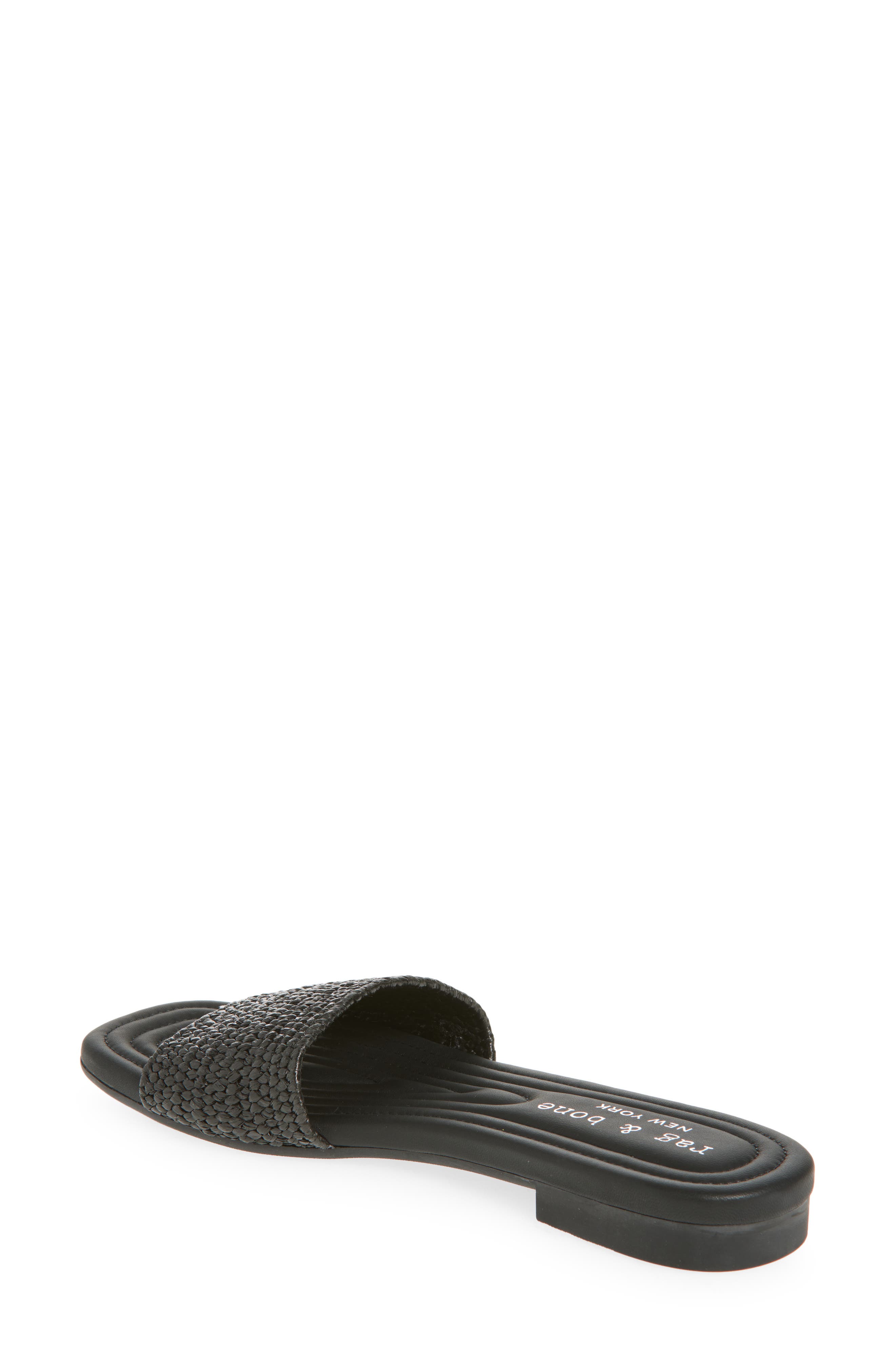 rag & bone Ellie Slide Sandal, Alternate, color, Black