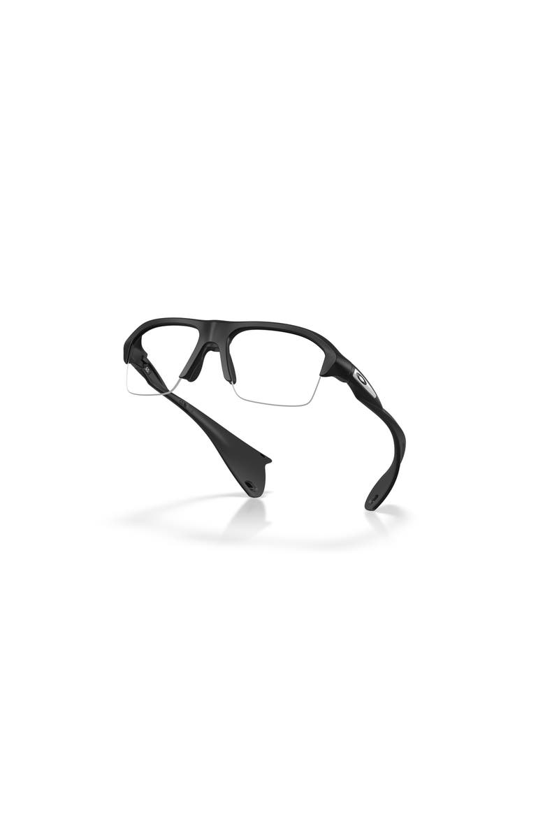 Oakley 60mm Rectangle optical glasses, Alternate, color, Black