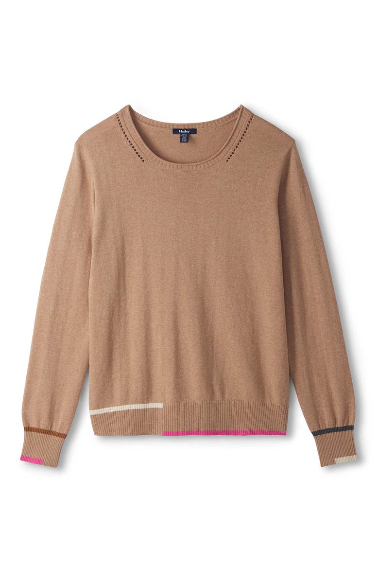 Eden Crewneck Sweater, Alternate, color, OATMEAL MELANGE