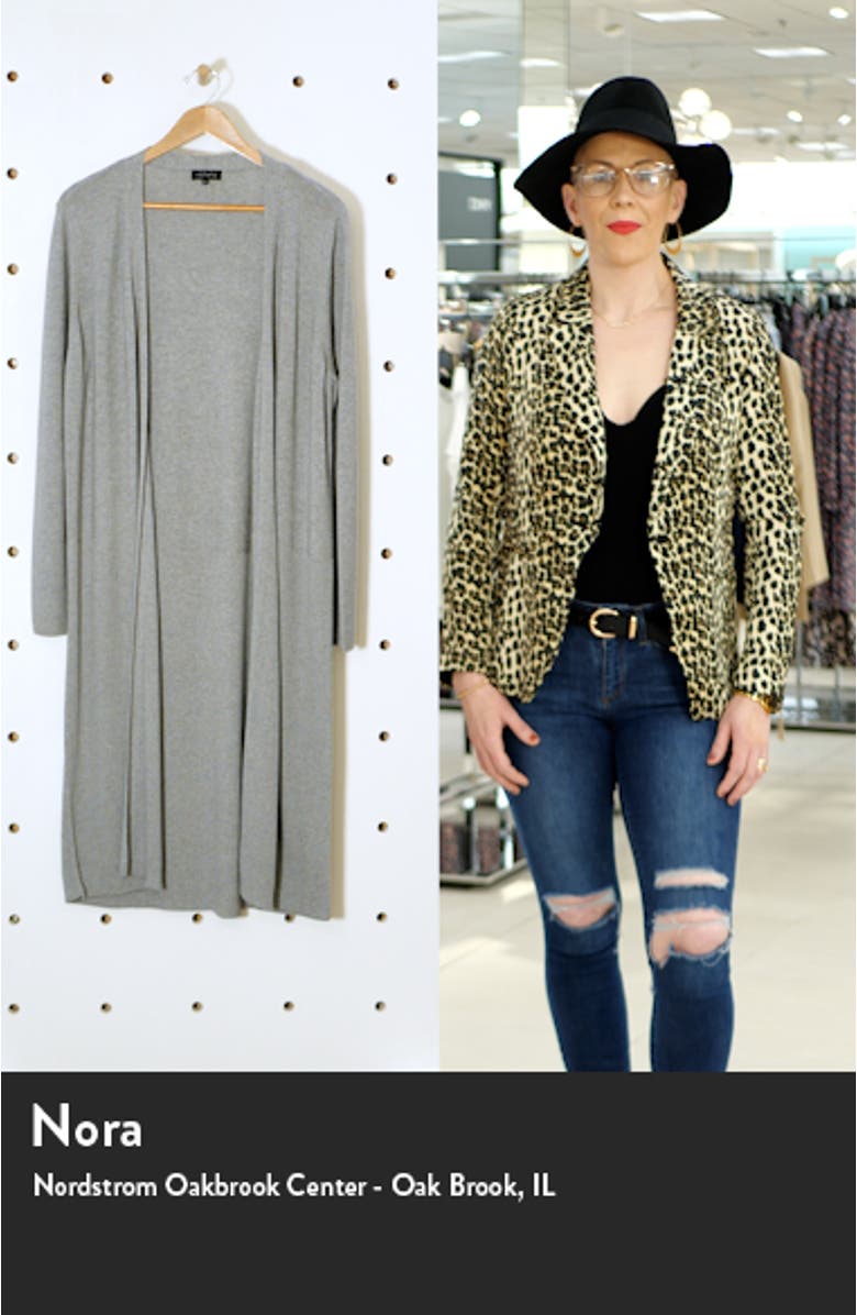 Long Cotton Blend Cardigan, sales video thumbnail