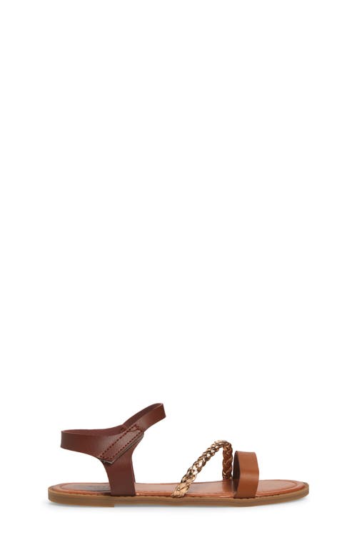 Extreme By Eddie Marc Kids' Metallic Twist Sandal In Tan