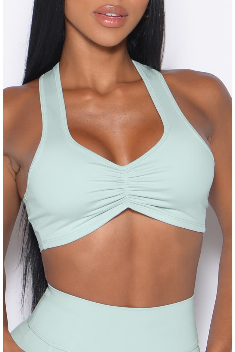 Scrunch Tank Bra, Alternate, color, Mist