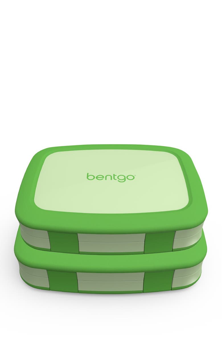 BENTGO 2-Pack of Children's Lunch Box - Blue, Main, color, Green