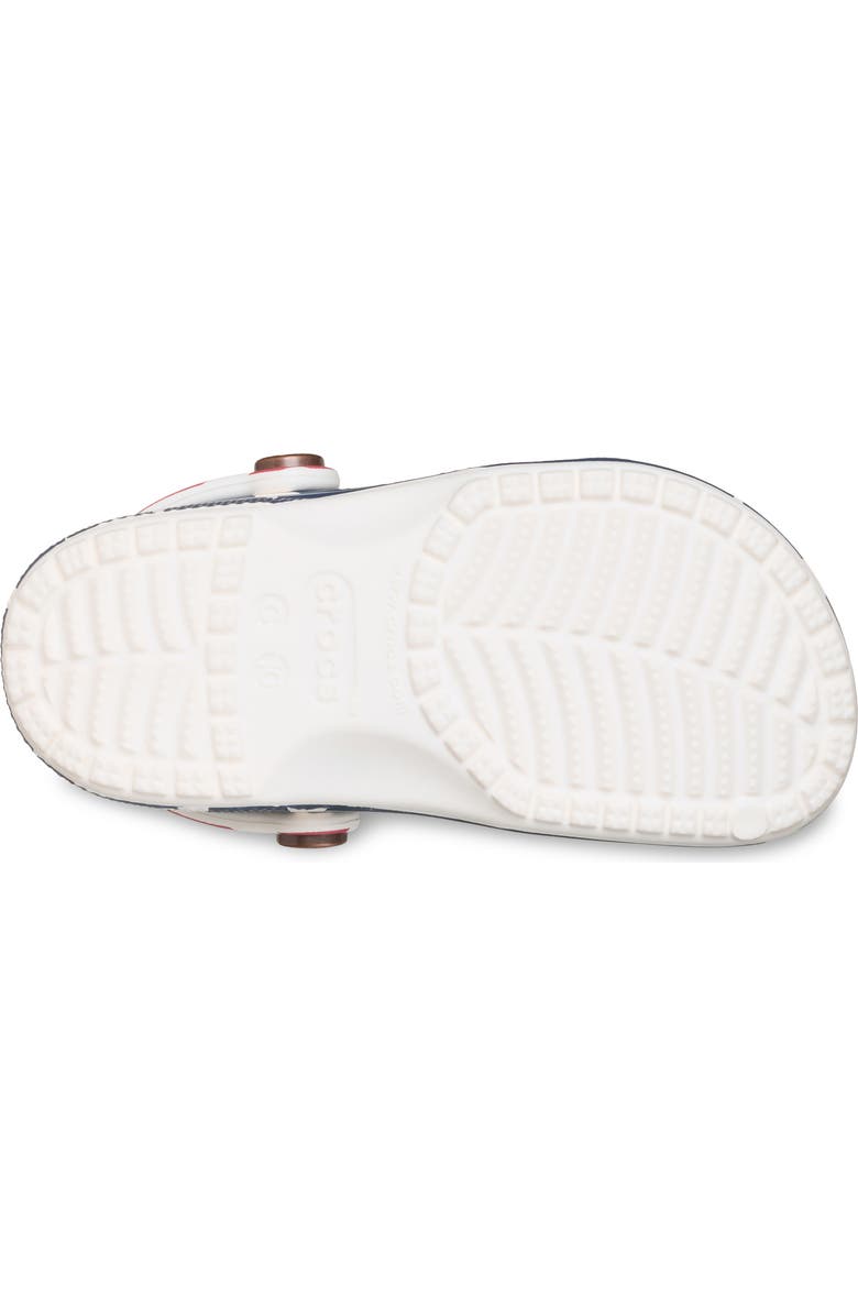 CROCS Kids' Classic American Flag Clog, Alternate, color, Chalk/Multi
