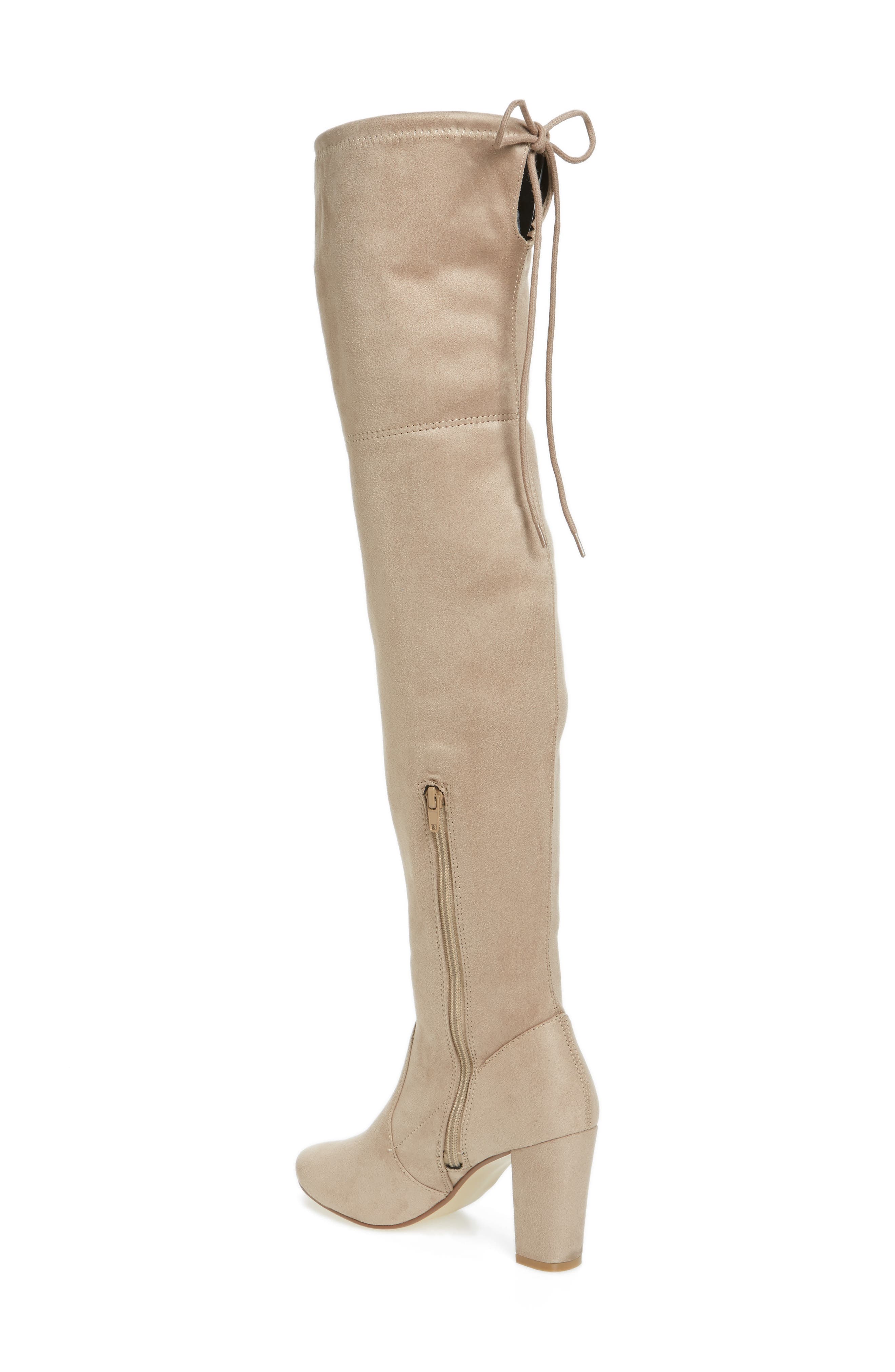 Brinna Over the Knee Boot, Alternate, color, TOFFEE