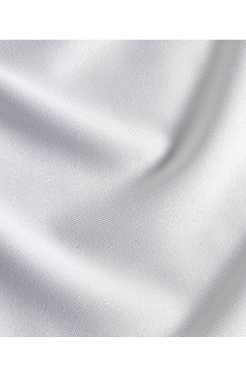 David Donahue Boxed French Cuff Slim Fit Formal Dress Shirt In White
