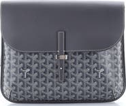 Pre-Owned Goyard Coursier Messenger Bag Coated Canvas and Leather