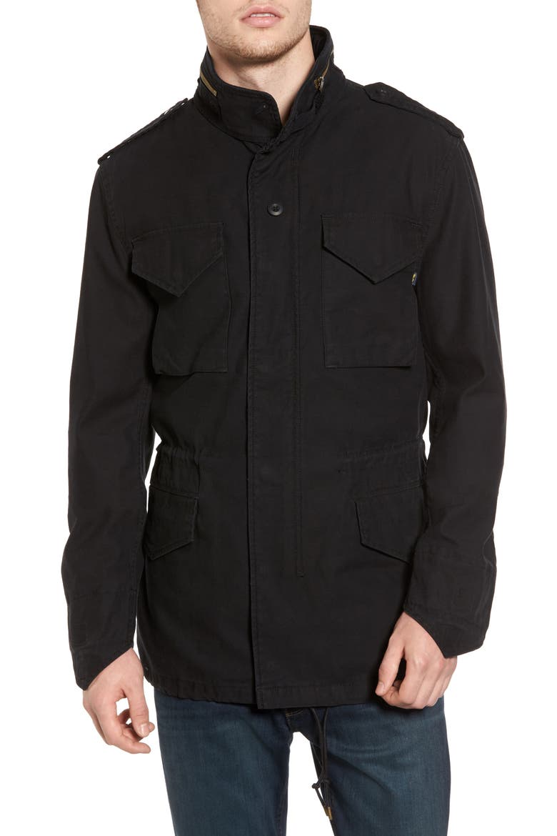 M-65 Defender Field Jacket, Alternate, color, BLACK