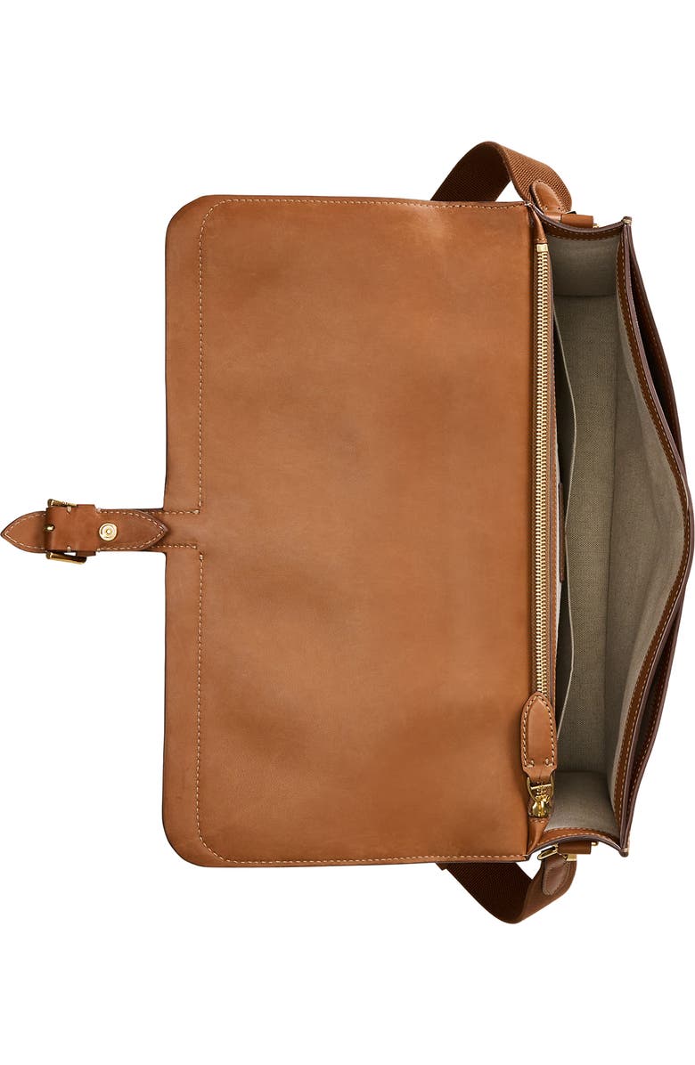 Ralph Lauren Purple Label Bedford Calfskin Leather Briefcase, Alternate, color,