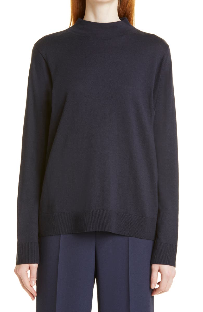 BOSS Faemia Mock Neck Sweater, Main, color,