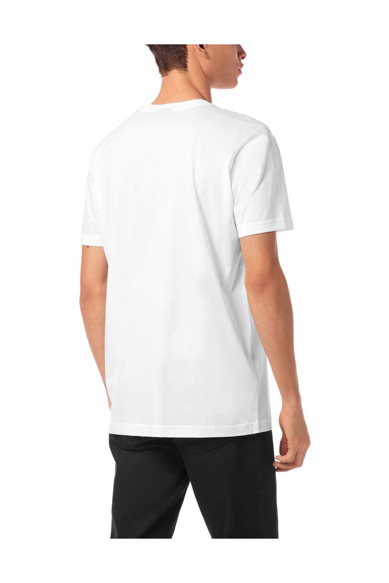 T-Shirt Round Neck Ss Crest Men, Alternate, color, white