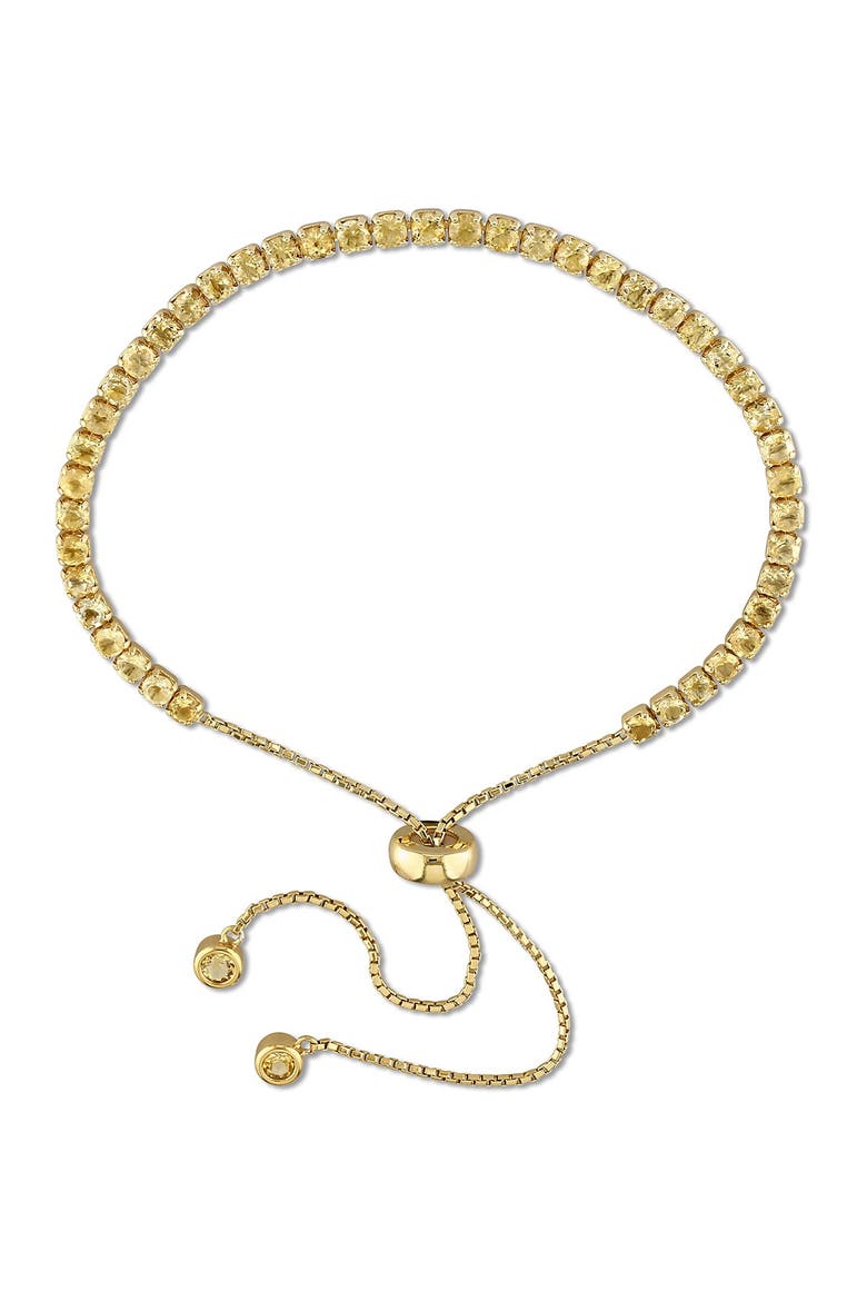 Citrine Slider Bracelet, Alternate, color, gold