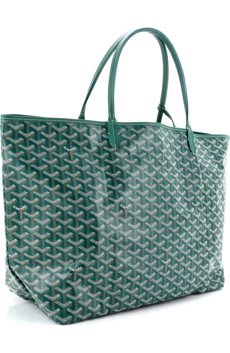 Pre-Owned Goyard Saint Louis Tote Coated Canvas GM, Alternate, color, Green