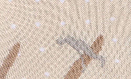 Bugatchi Golfer Mercerized Cotton Blend Dress Socks In Sand