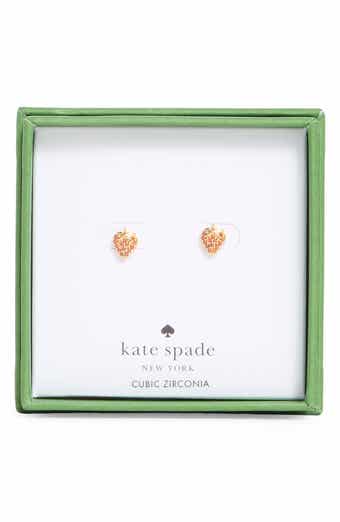 Kate Spade New York pavè strawberry stud earrings