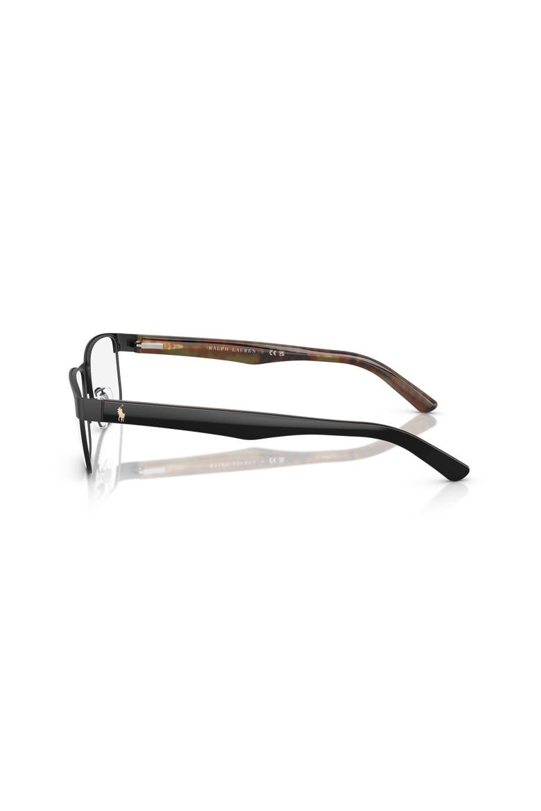 53mm Rectangle optical glasses, Alternate, color, Black