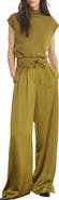 MINT VELVET Satin Wide Leg Trousers