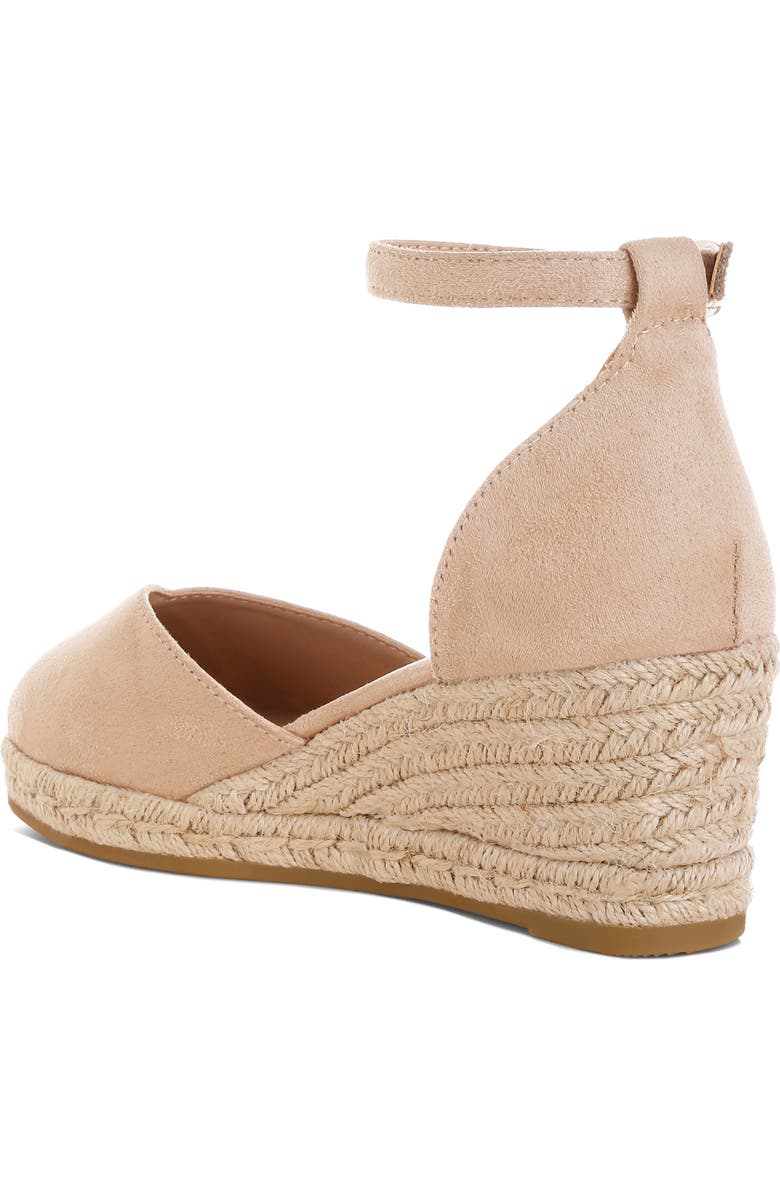 LONDON RAG Sorcruz Espadrille Platform Wedge Pump, Alternate, color, Beige