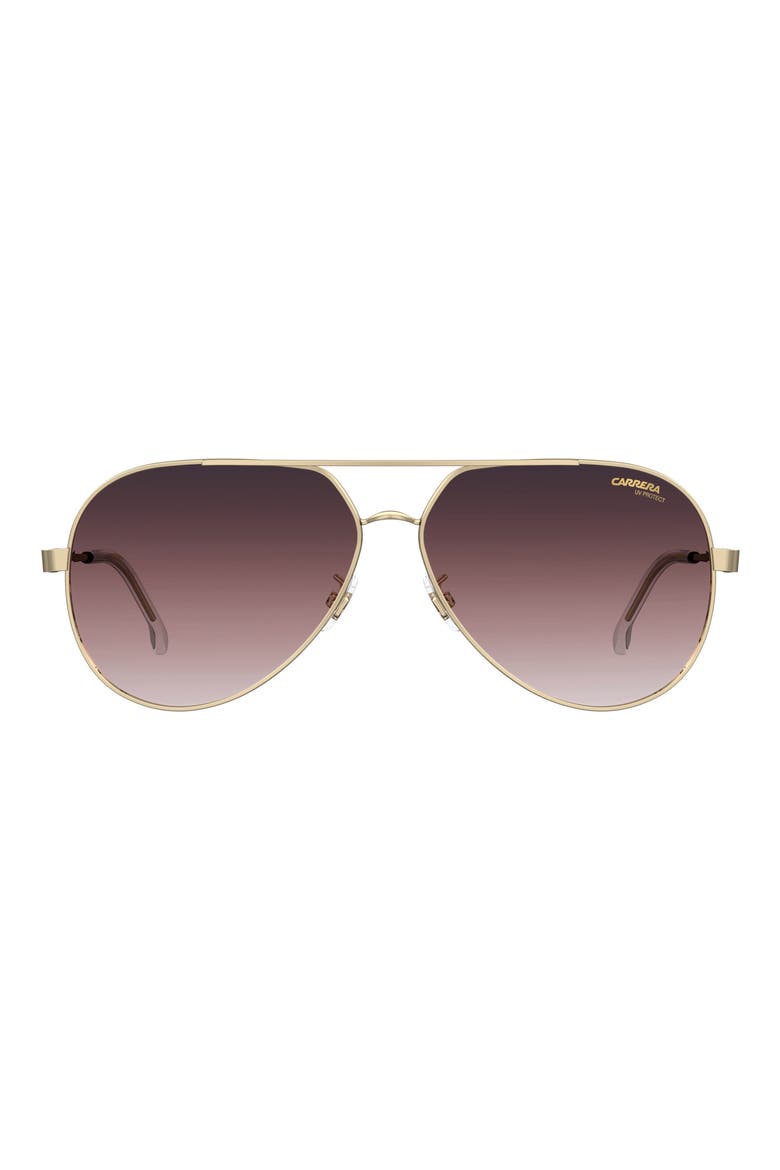 63mm Polarized Oversize Aviator Sunglasses, Main, color, 0NOA-UQ