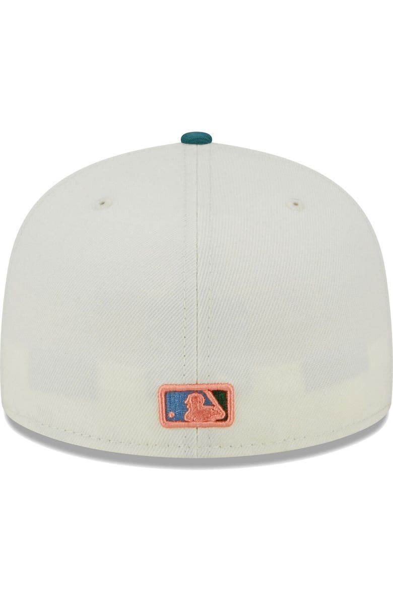 New Era Men's New Era Cream San Francisco Giants Chrome Evergreen 59FIFTY Fitted Hat, Alternate, color, 