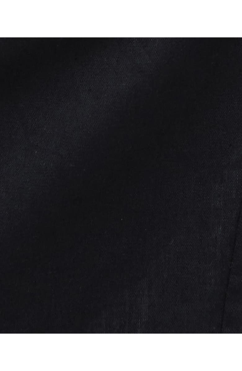 Barbour Luna Pleated Cotton & Linen Shorts, Alternate, color, Black