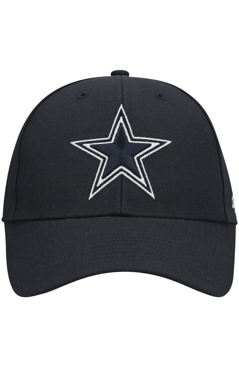 '47 Men's '47 Navy Dallas Cowboys MVP Primary Logo Adjustable Hat, Alternate, color, Navy