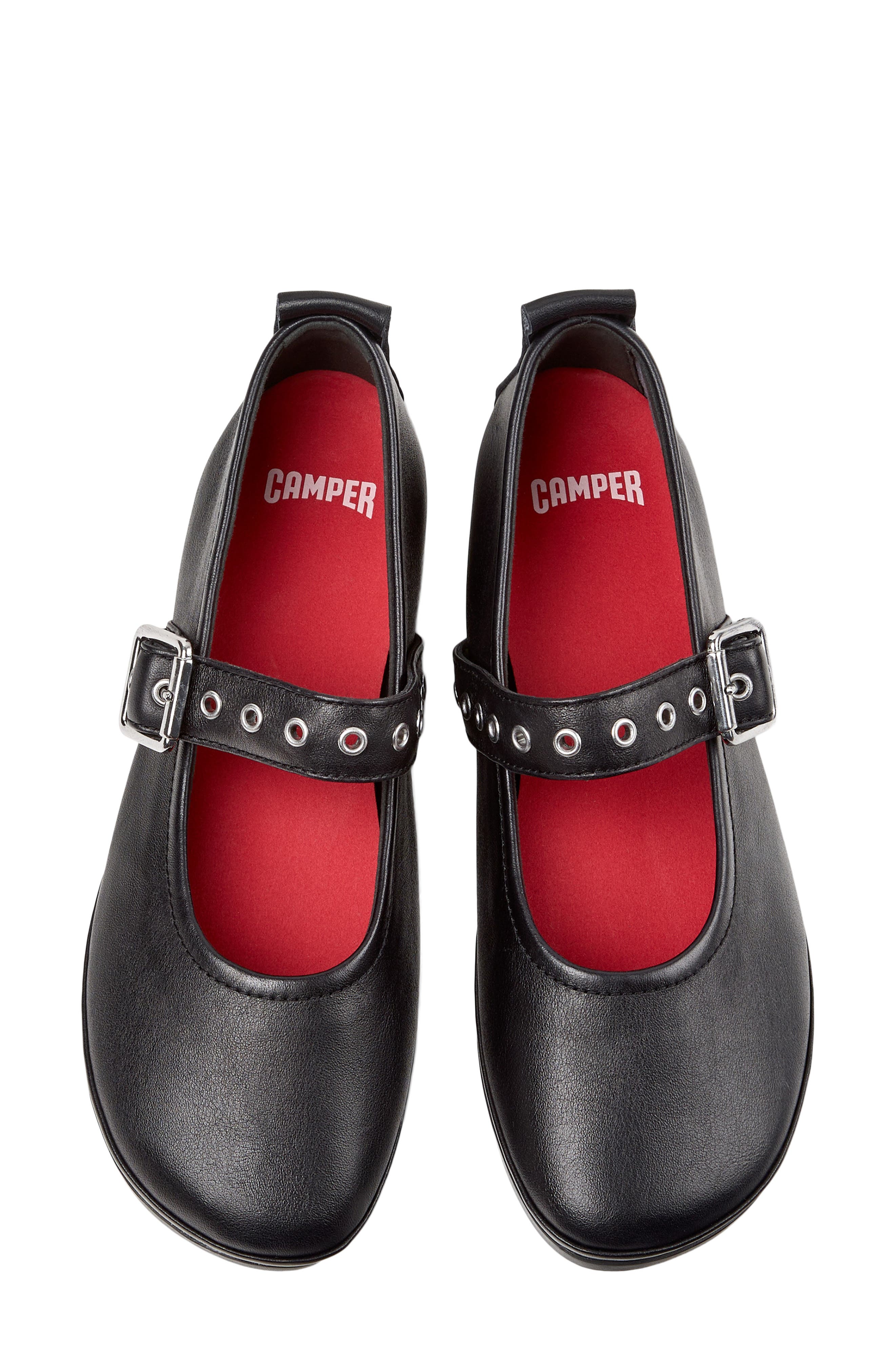 Camper Right Nina Ballerina Flat, Alternate, color, 