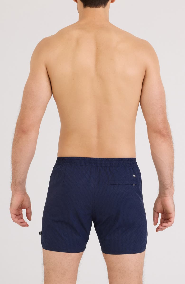 SAXX Harbormaster 2N1 5-Inch Swim Trunks, Alternate, color, Chk Please-Maritime