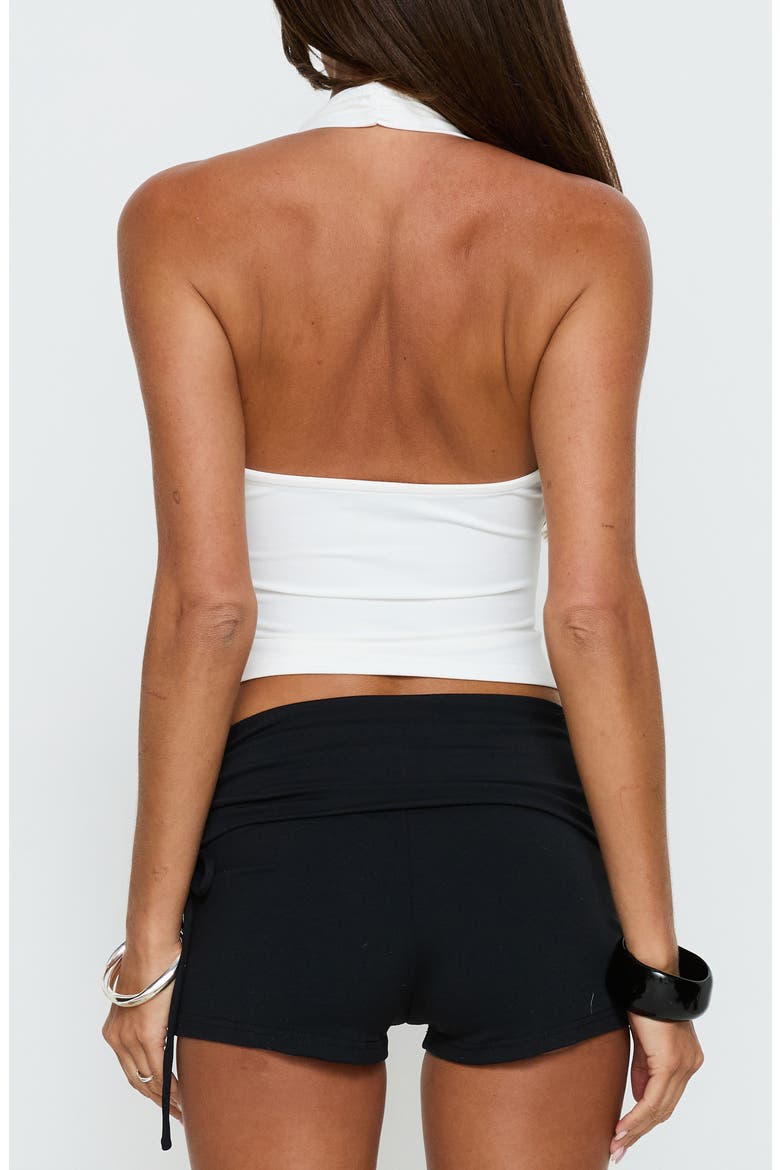 Daily Define Halter Top, Alternate, color, WHITE