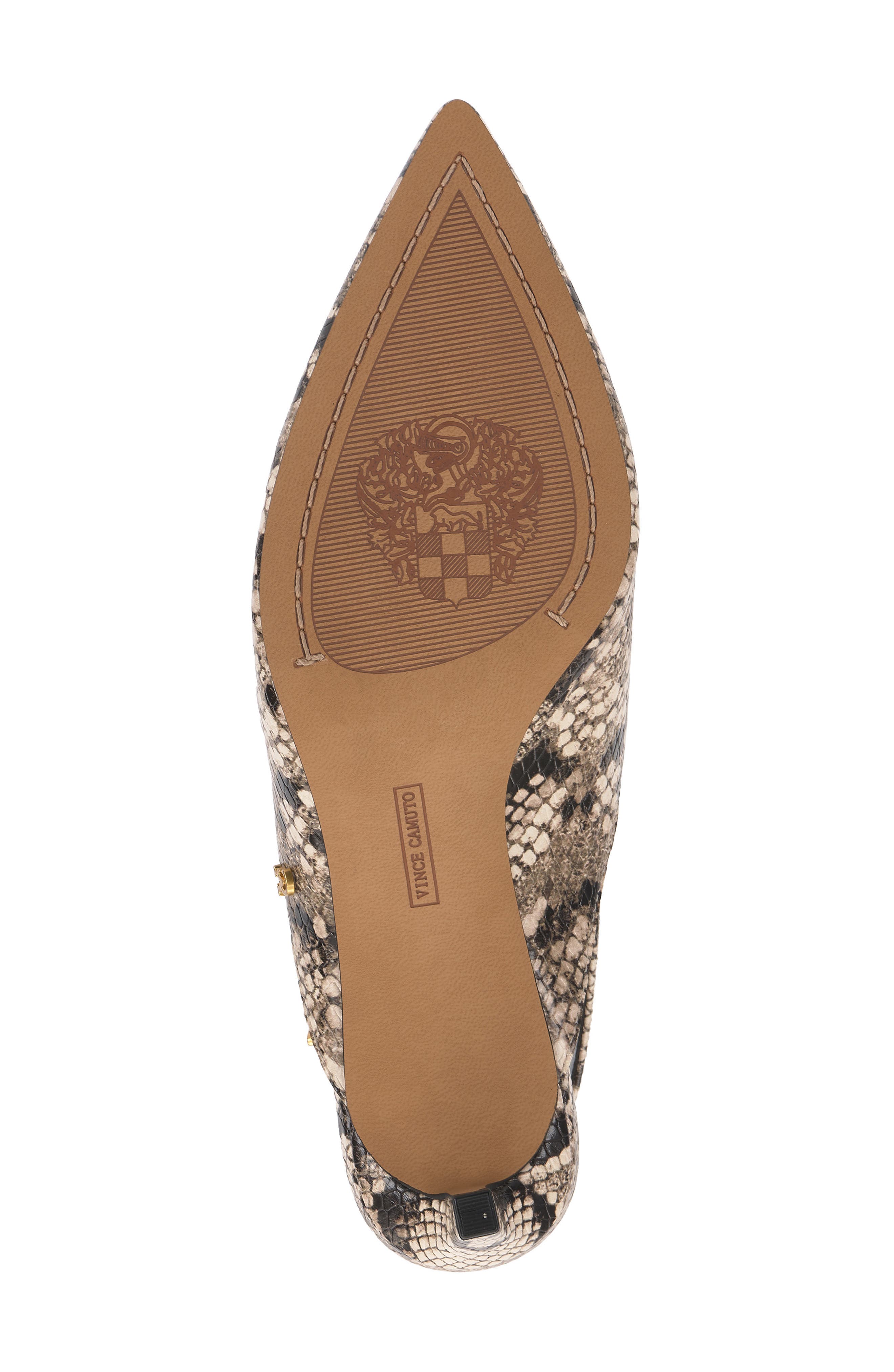 Vince Camuto Kylien Slingback Pointed Toe Pump, Alternate, color, Black Cream