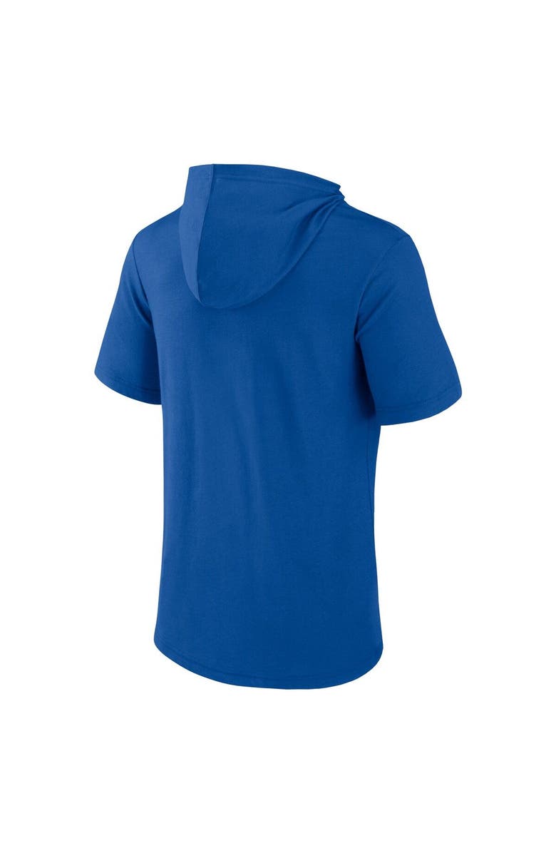 FANATICS Men's Fanatics Branded Royal Kansas City Royals Offensive Strategy Short Sleeve Pullover Hoodie, Alternate, color, 