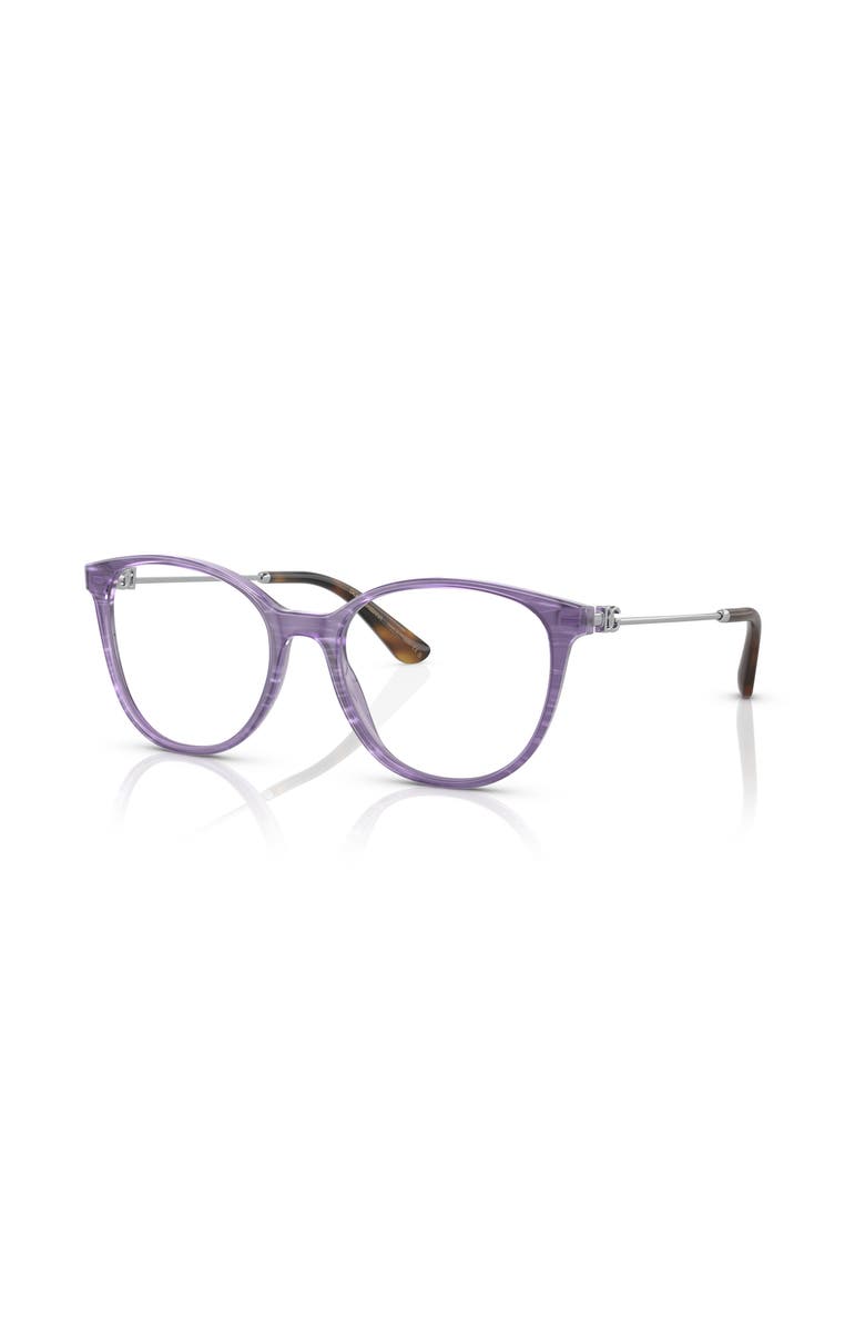 Dolce&Gabbana 52mm Butterfly optical glasses, Main, color, Violet
