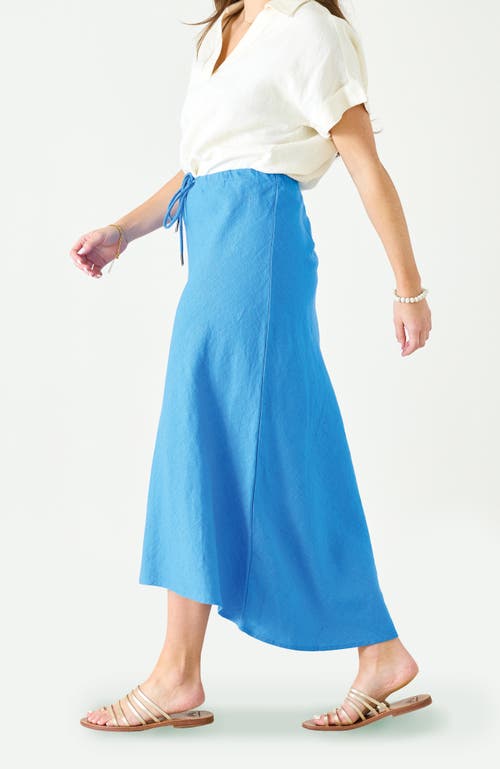 Voyageur By Mersea Aix Linen Maxi Skirt In White