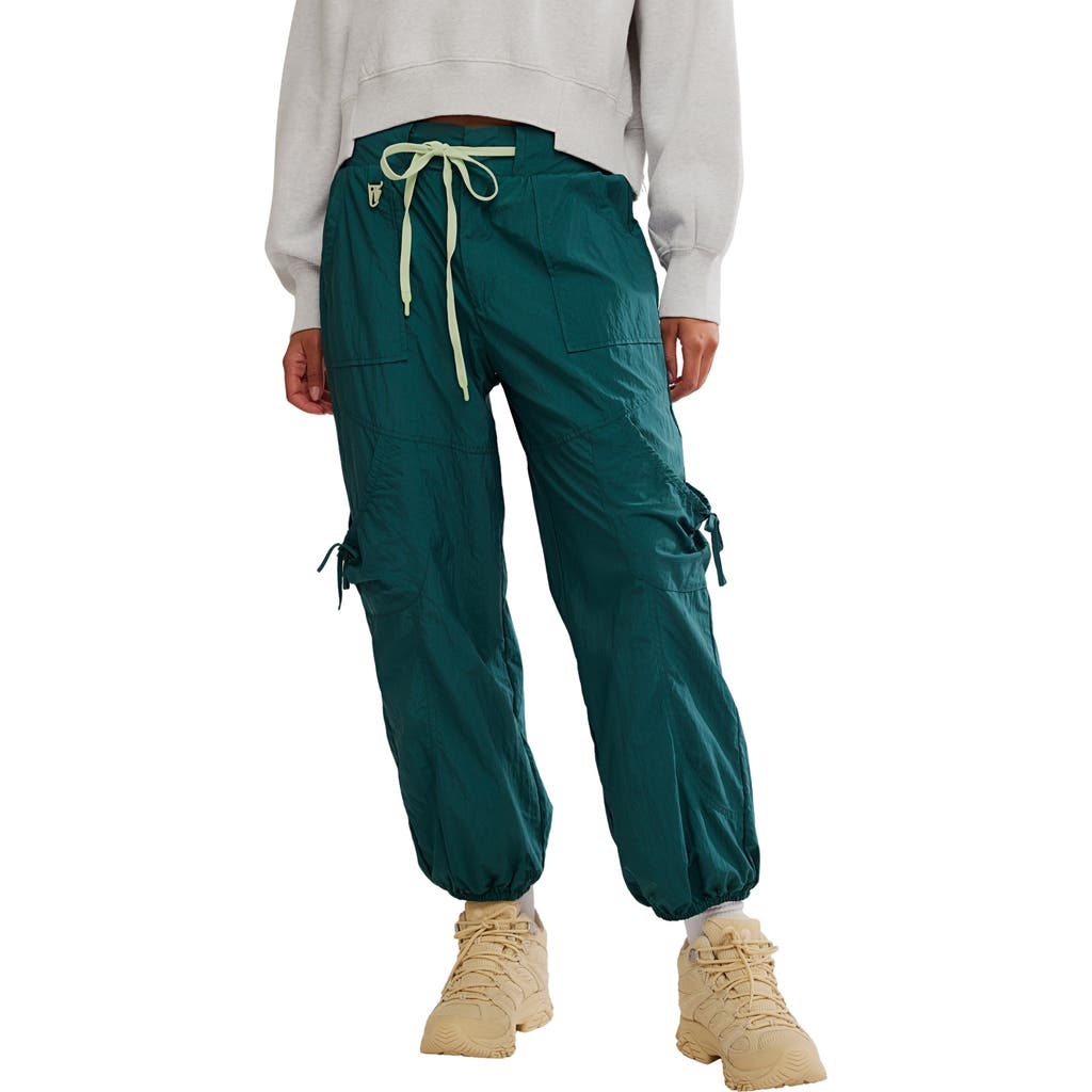 Free People High Point Hiking Joggers In Green