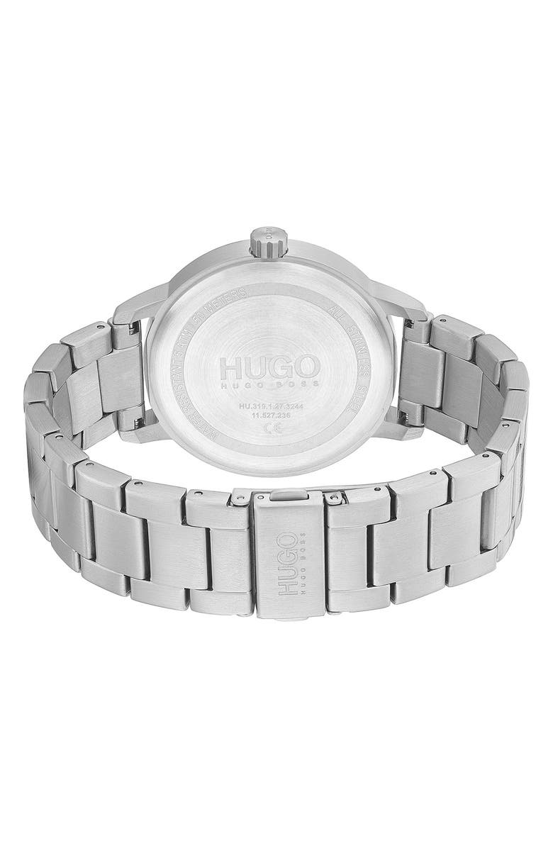 BOSS HUGO Stand Bracelet Watch, 42mm, Alternate, color,