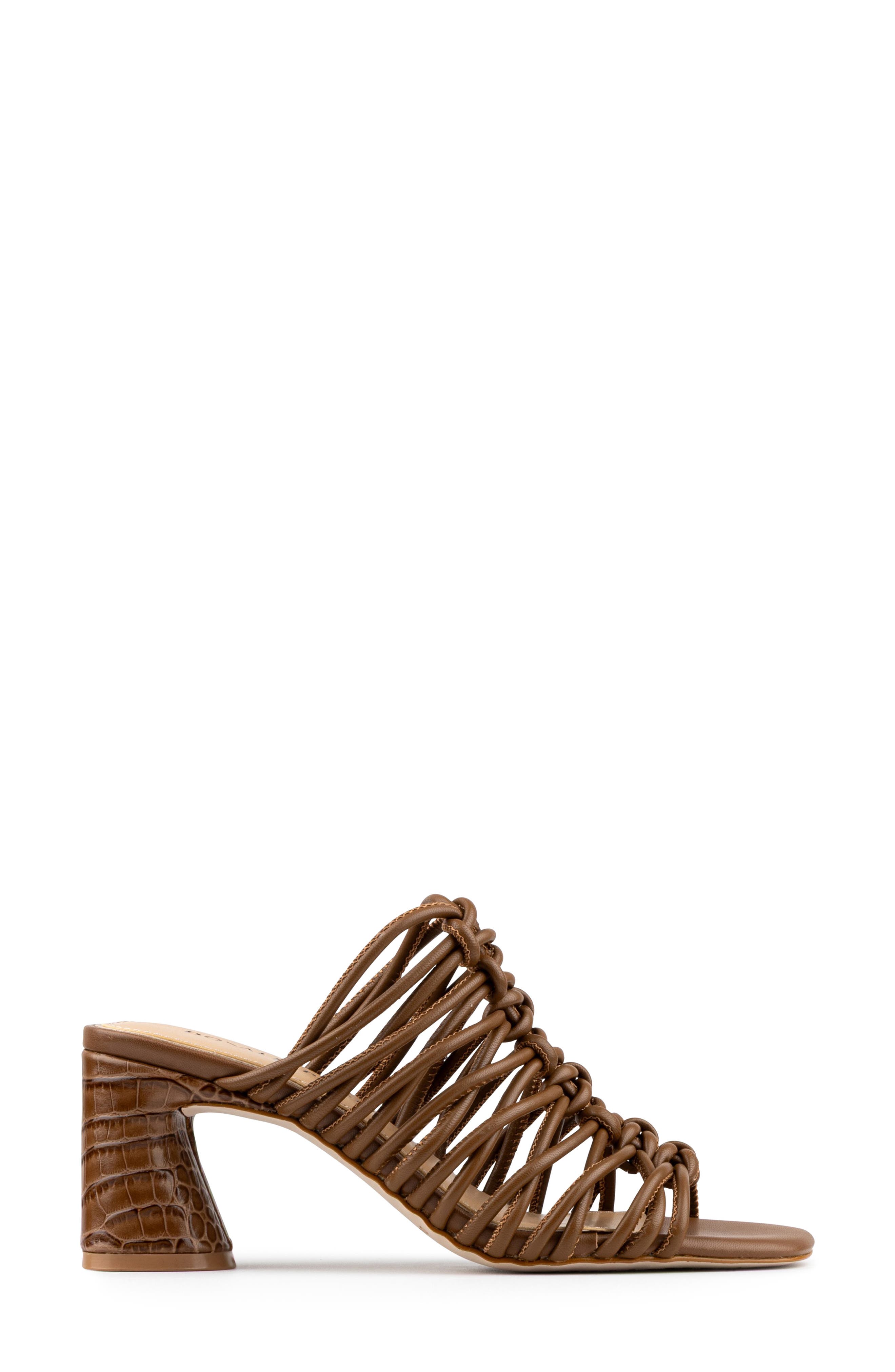 Vyta Strappy Block Heel Sandal, Alternate, color, SADDLE