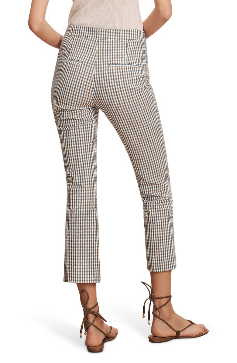 Veronica Beard Arte Check Pants, Alternate, color, Acorn Multi