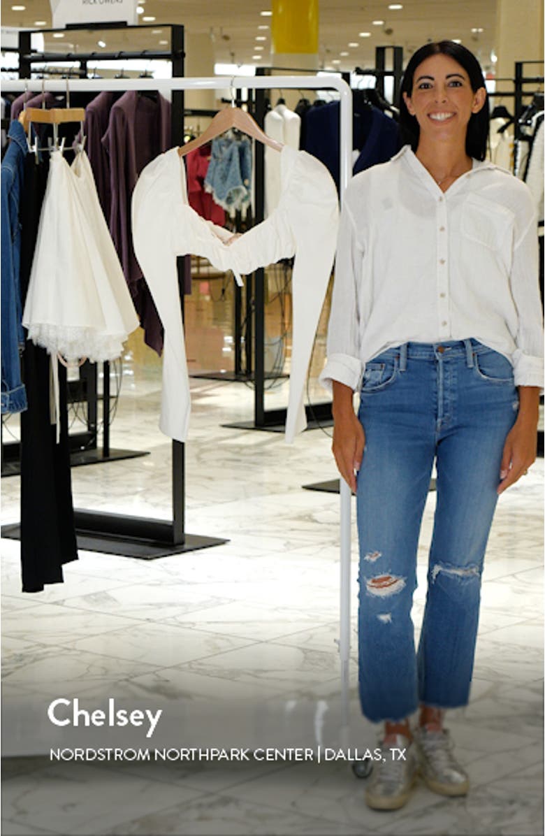 Shira Long Sleeve Crop Top, sales video thumbnail