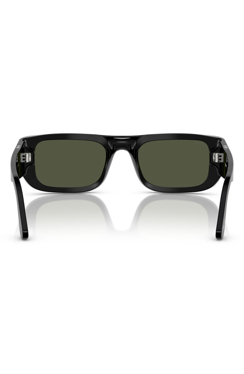 Persol 55mm Pillow Sunglasses, Alternate, color, Black