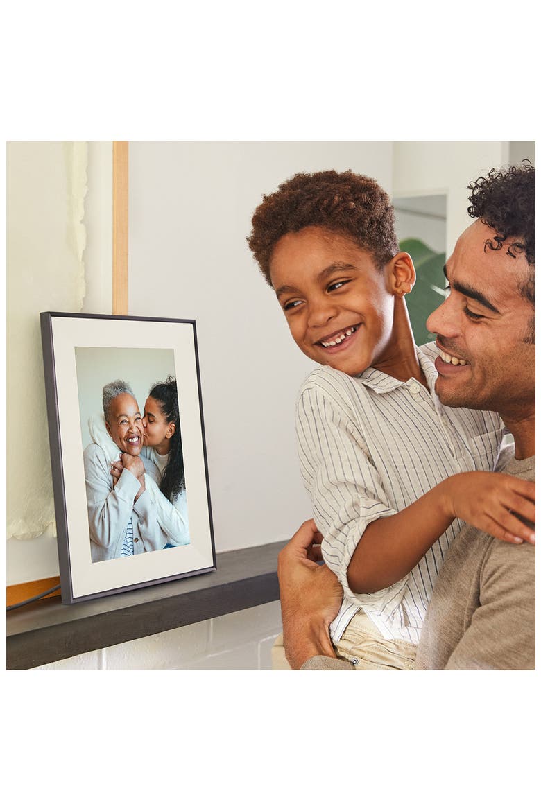 12-Inch Digital Photo Frame, Alternate, color, INK WITH TEXTURED MAT