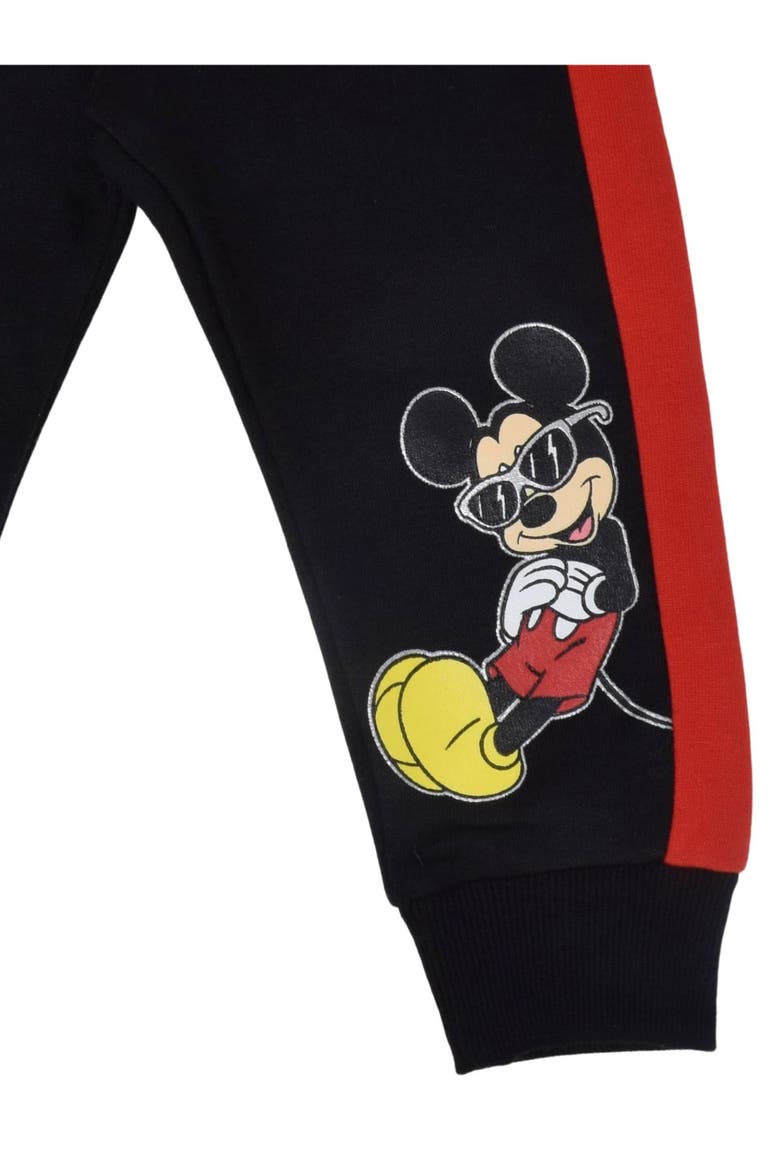 Mickey Mouse Fleece Jogger Pants 2-pack (baby), Alternate, color, Mickey Black Red Grey