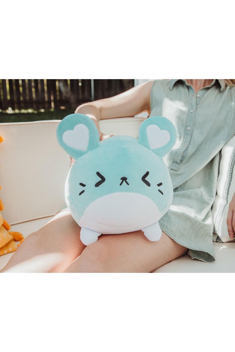 MochiOshis Chinchilla 12-Inch Character Plush Toy | Mofuko Mofumoshi, Alternate, color, Blue