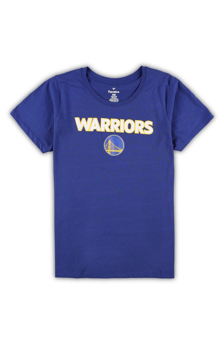 FANATICS Women's Fanatics Branded Royal/Heather Gray Golden State Warriors Plus Size T-Shirt & Shorts Combo Set, Alternate, color, Royal