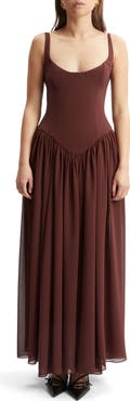 Bardot Briann Corset Bodice Maxi Dress