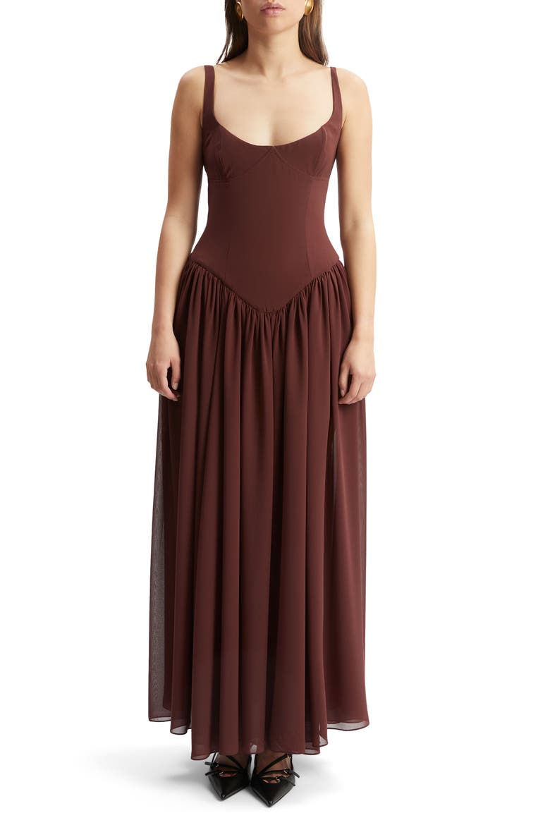 bardot cantara maxi dress Bardot Cantara Maxi Dress In Lilac - 79% Off