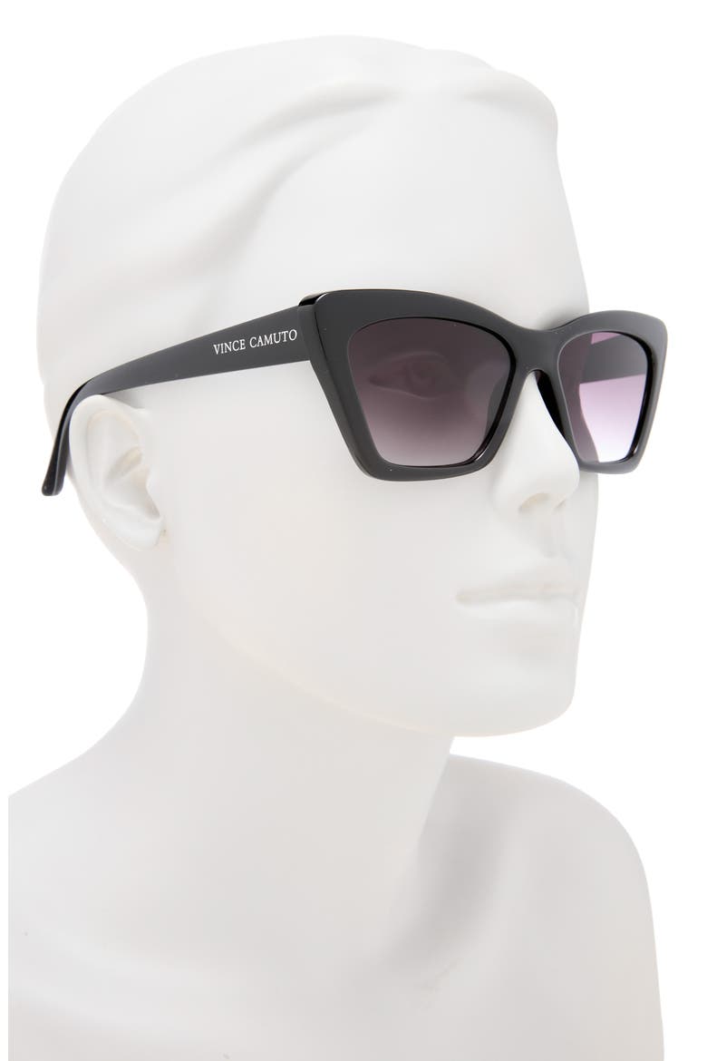Cat Eye Sunglasses, Alternate, color, OX-BLACK